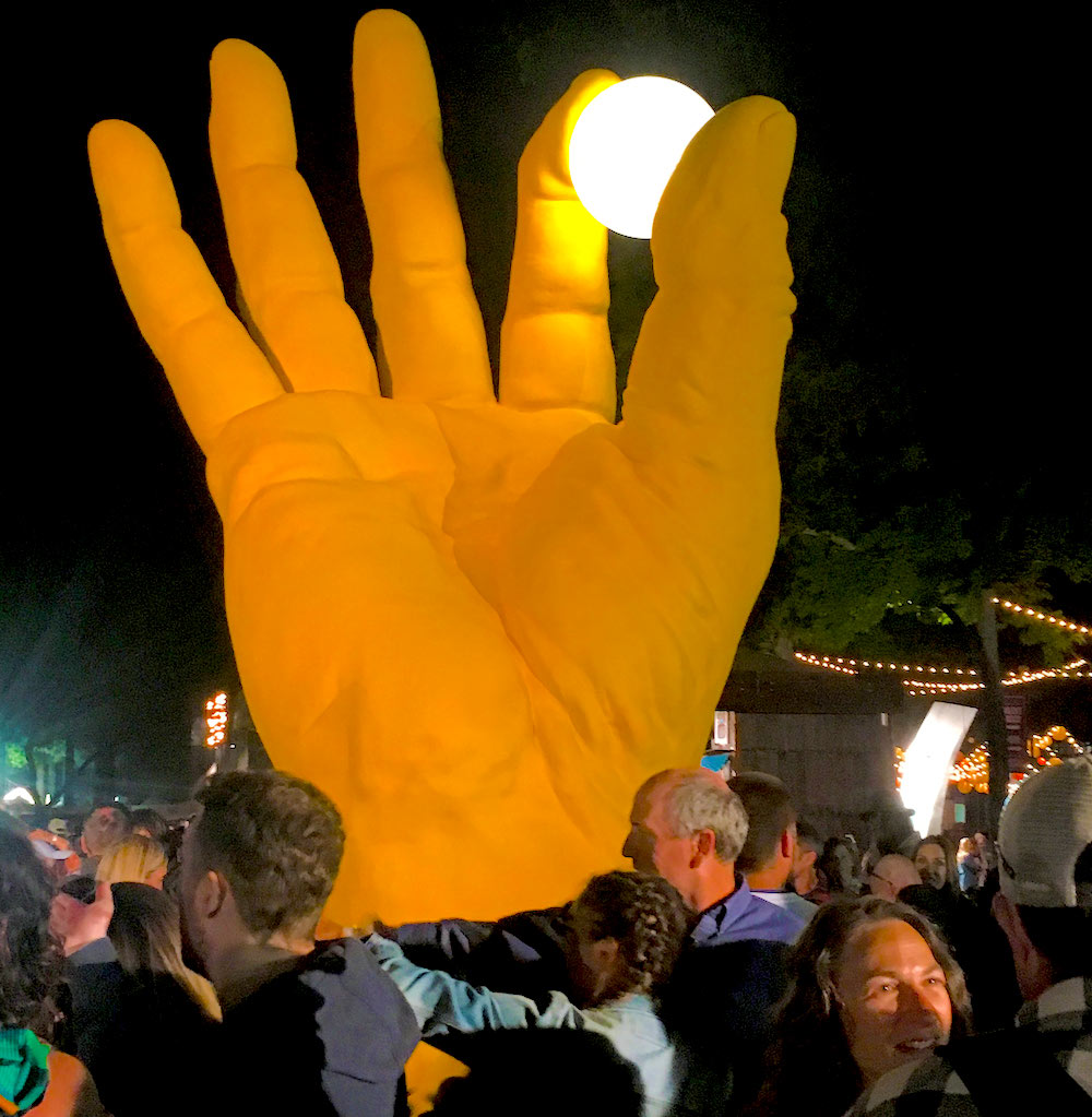 Hand of the Land at BottleRock 2017 in Napa Valley using Architectural Foam